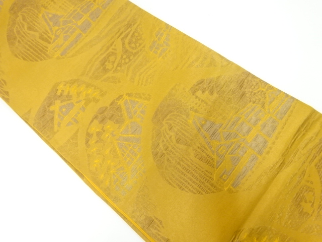 JAPANESE FUKURO OBI / WOVEN SCENERY